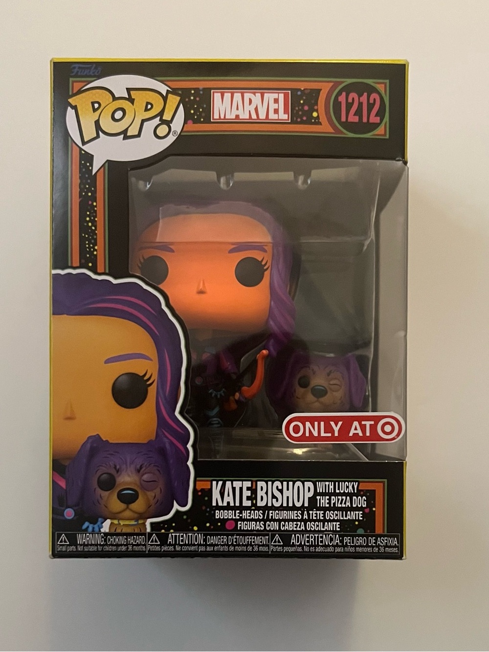 Kate Bishop with Lucky the Pizza Dog Marvel Funko Pop! *Target Exclusive